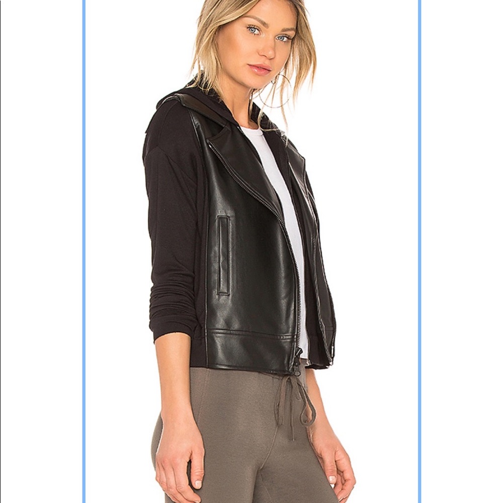 Bailey 44 pride and joy hooded leather jacket